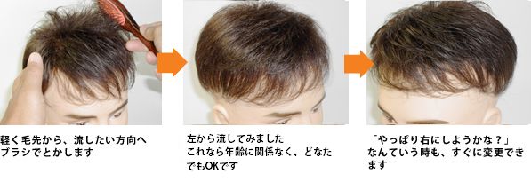 ワックスでヘアセット3 ワックスでヘアセット2