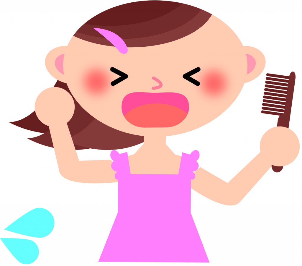 髪の毛の縮れ 髪の毛の縮れ