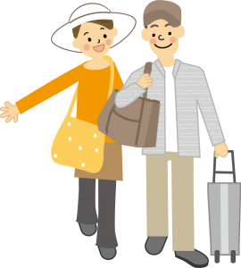 旅行やイベントにかつら使用 旅行やイベントにかつら使用