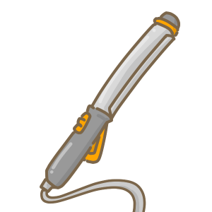 かつらのアイロンセット かつらのセットに使用するアイロン