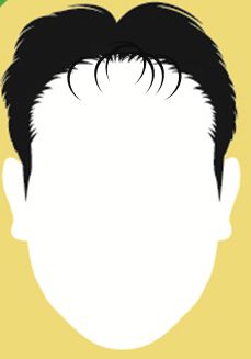 前髪ハラリのオールバック 前髪ハラリのオールバック