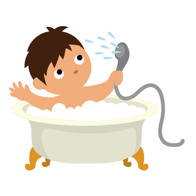 かつらを着けてシャワーや入浴 かつらを着けてシャワーや入浴