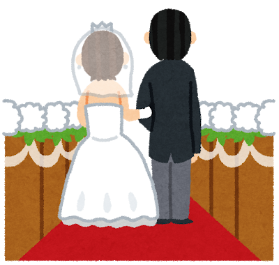 結婚式で初めてのかつら 結婚式で初めてのかつら