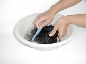 かつらの洗い方