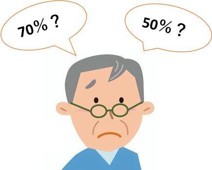 かつらの白髪比率を変える かつらの白髪比率を変える