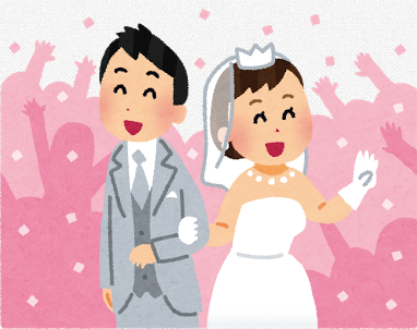 結婚式で初めてのかつら