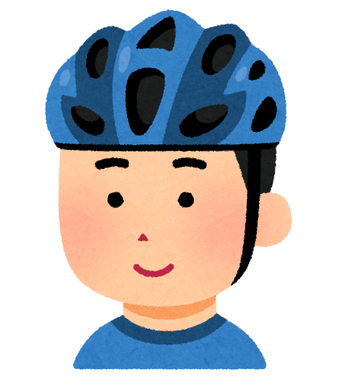 趣味で自転車やバイクでヘルメットを被る