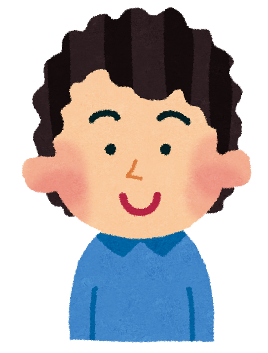 だいぶ前から前髪と天辺の髪の毛が薄くなっていてパーマをかけてボリュームを出していました。