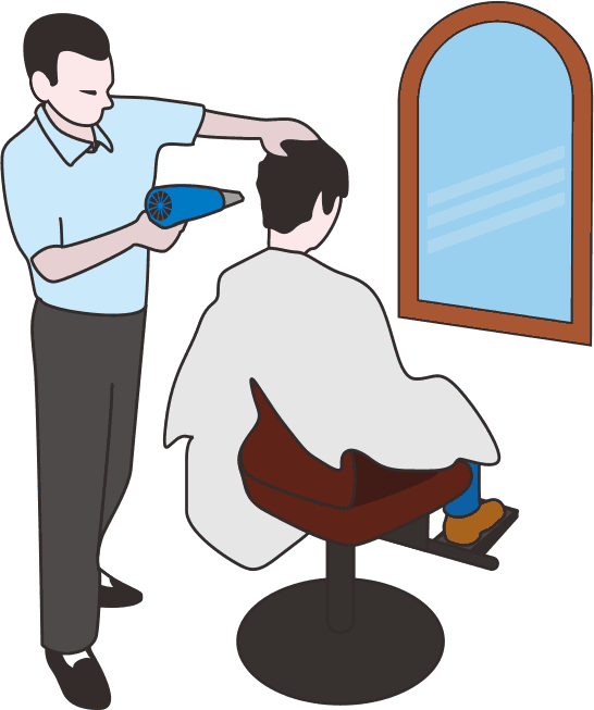 かつらのカットは2時間から3時間 かつらのカットは2時間から3時間